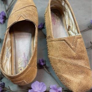 Skechers BOBS Tan Slip-On Shoes